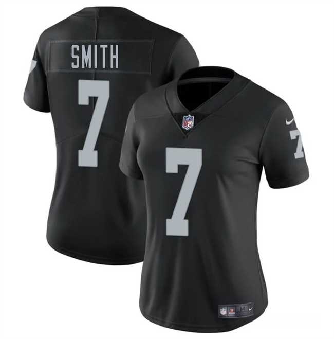 Women's Las Vegas Raiders #7 Geno Smith Black 2025 Vapor Stitched Jersey Dzhi,We sell and wholesale Women's Las Vegas Raiders #7 Geno Smith Black 2025 Vapor Stitched Jersey Dzhi on line form chian!